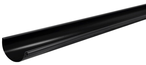 Желоб полукруглый 125 мм 3 м Matt RAL 9005