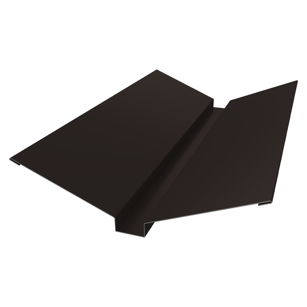 Планка ендовы верхней 115х30х115 0,5 Atlas X с пленкой RR 32 темно-коричневый (2м)