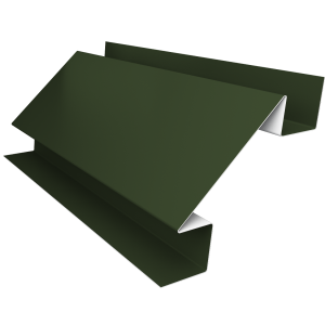 Угол внутренний сложный 75мм 0,5 Satin Matt TX RAL 6020 хромовая зелень (3м)