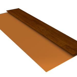 Планка стартовая Блок-Хаус new Grand Line 0,4 Print Premium Golden Wood Intense FTC (2м)