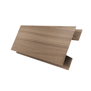 Планка H-образная Экобрус 0,45 Print Elite с пленкой Honey Wood TwinColor (2м)