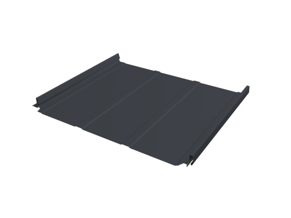 Кликфальц Pro Line Grand Line 0,45 Drap TR с пленкой на замках RAL 7024 мокрый асфальт
