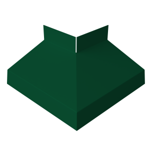 Угол отлива внешний 70 0,45 PE с пленкой RAL 6005 зеленый мох