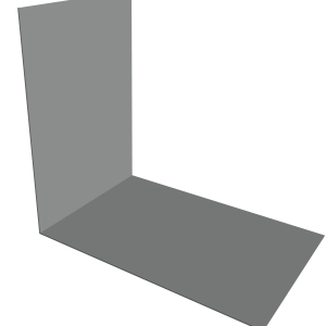 Планка снегозадержания усиливающая 0,5 Satin с пленкой RAL 9006 бело-алюминиевый (2м)