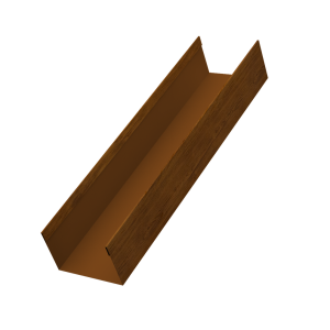 Стойка жалюзи Milan,Tokyo 0,45 Print-double Elite Golden Wood (2м)