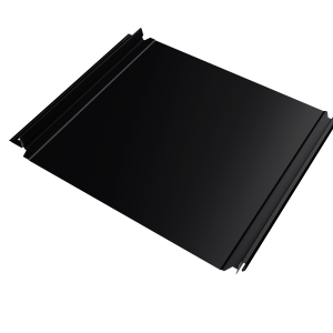 Кликфальц Double Pro Grand Line 0,45 Drap TR с пленкой на замках RAL 9005 черный