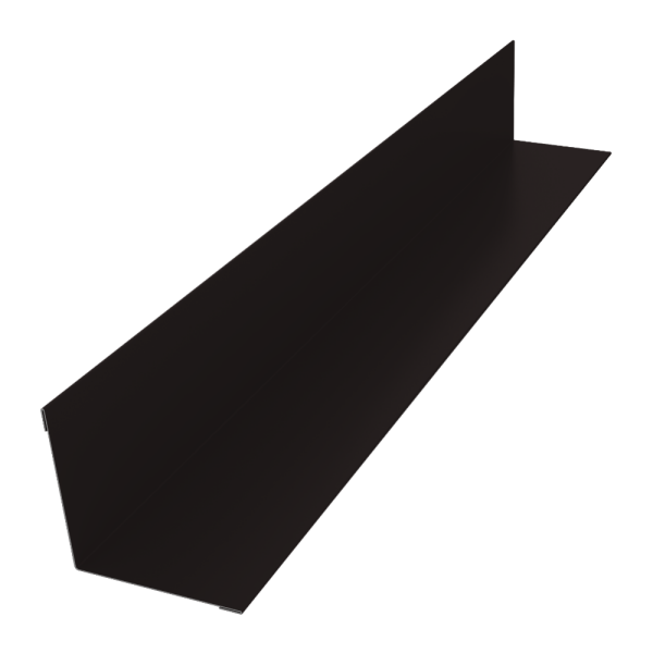 Угол внутренний 50х50 0,5 Velur X RAL 9005 черный (3м)