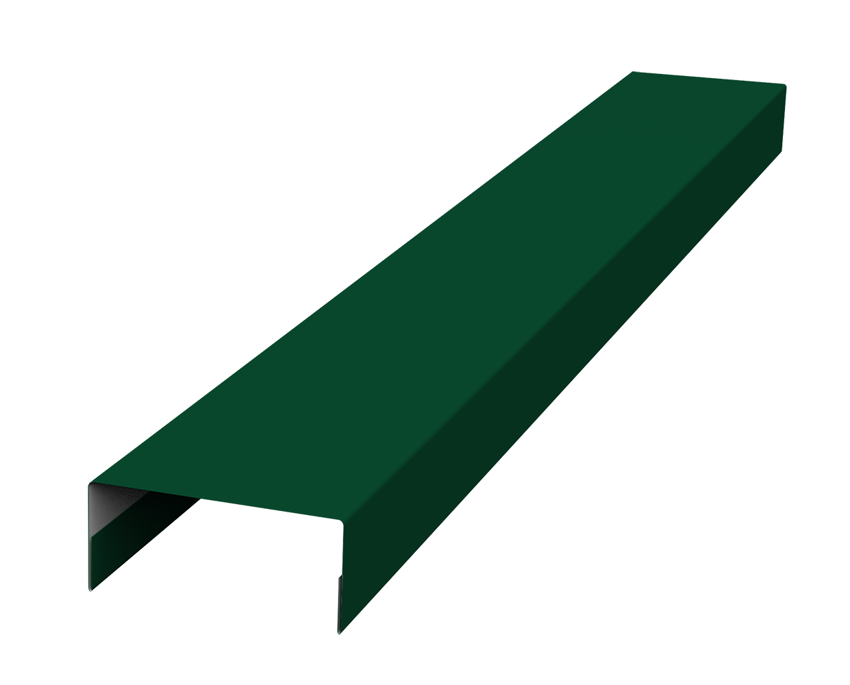 Крышка 45х20 жалюзи Texas 0,45 Drap TR RAL 6005 зеленый мох (3м)