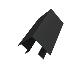 Угол внешний сложный Кликфальц Pro 0,45 PE-Double с пленкой RAL 7016 антрацитово-серый (3м)