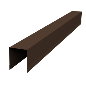 Планка опорная составная внутренняя Palermo 0,45 Drap-double TX RAL 8017 шоколад (2м)