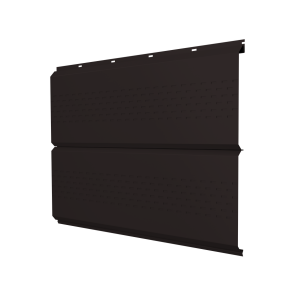 Софит ЭкоБрус new c перфорацией 0,5 Satin RAL 9005 черный