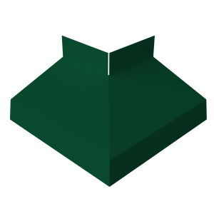 Угол отлива внешний 70 0,5 Satin Matt с пленкой RAL 6005 зеленый мох