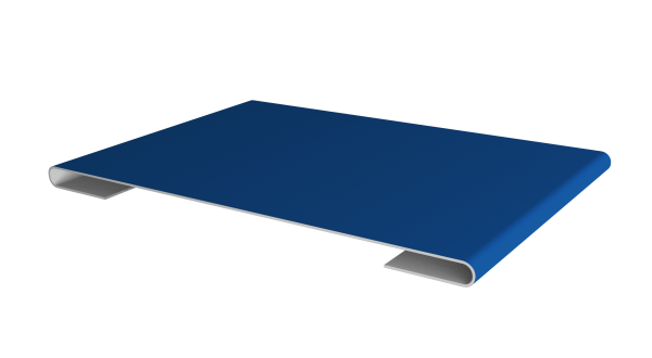 Планка стыковочная 0,5 Satin с пленкой RAL 5005 сигнальный синий (2м)