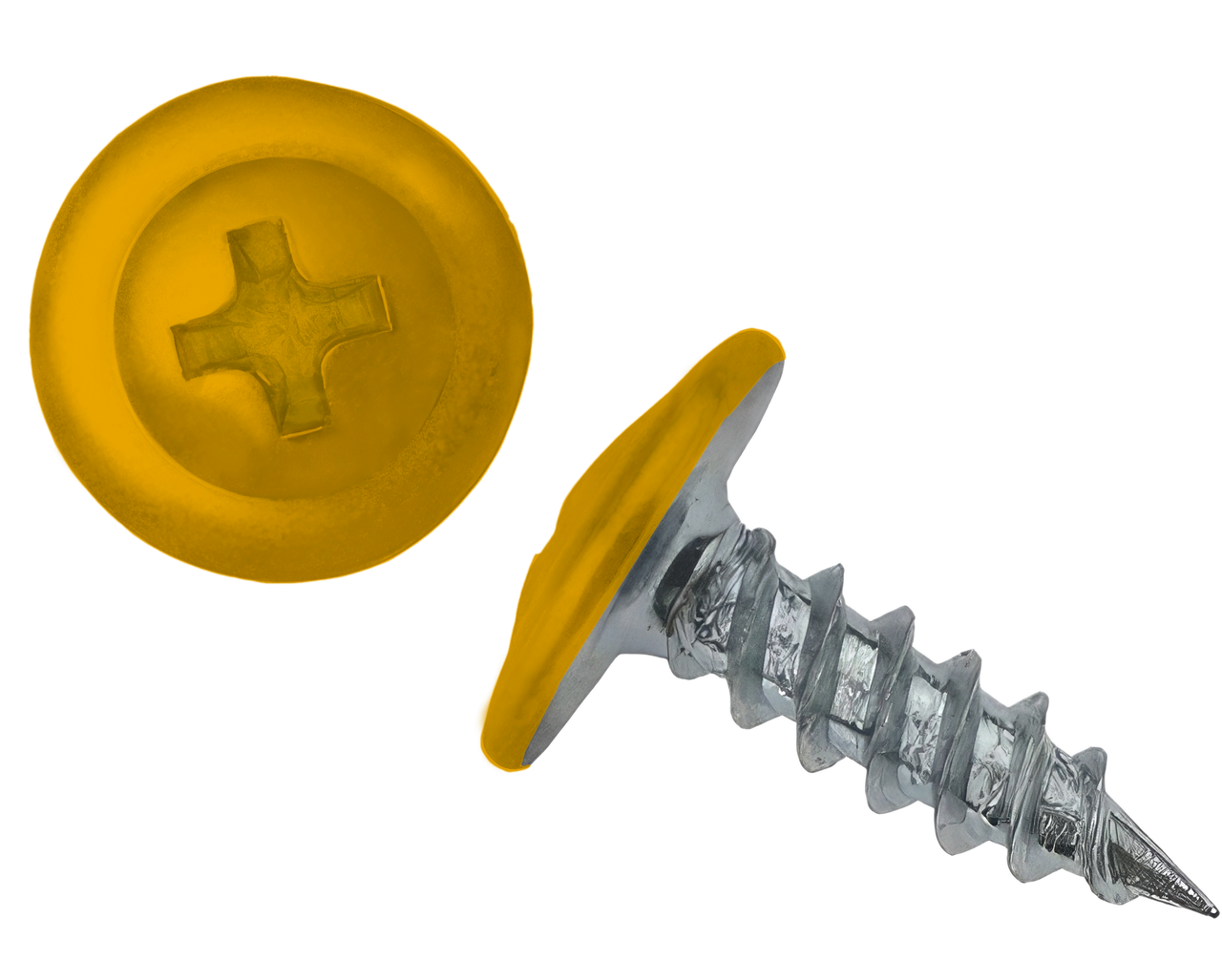 Саморез ПШ 4,2х16 (1000шт) шлиц PH2 RAL 1021