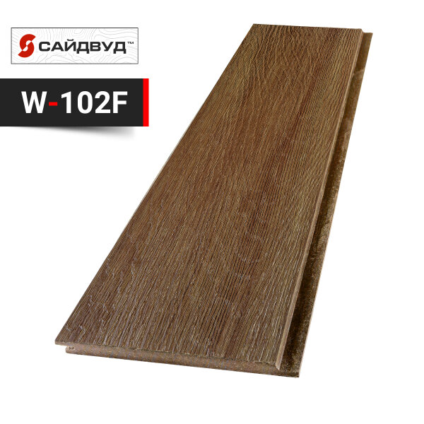 Фиброцементный сайдинг SidWood клик 200х10мм на целлюлозе W102 F (3м)