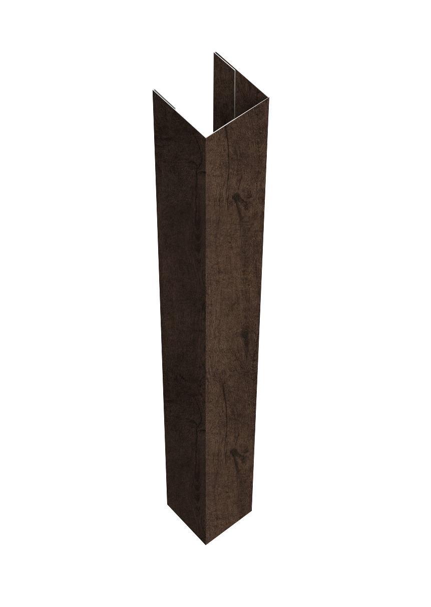 Стойка жалюзи Texas 0,45 Print-Double Premium Antique Wood (для калиток и ворот) (2м)