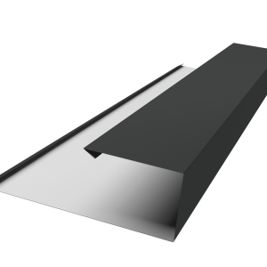 Планка торцевая страховочная Grand Line 0,5 PurLite Matt RAL 7016 антрацитово-серый (2м)