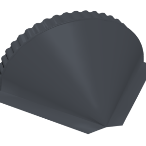 Заглушка конусная 0,5 Satin Matt TX RAL 7024 мокрый асфальт