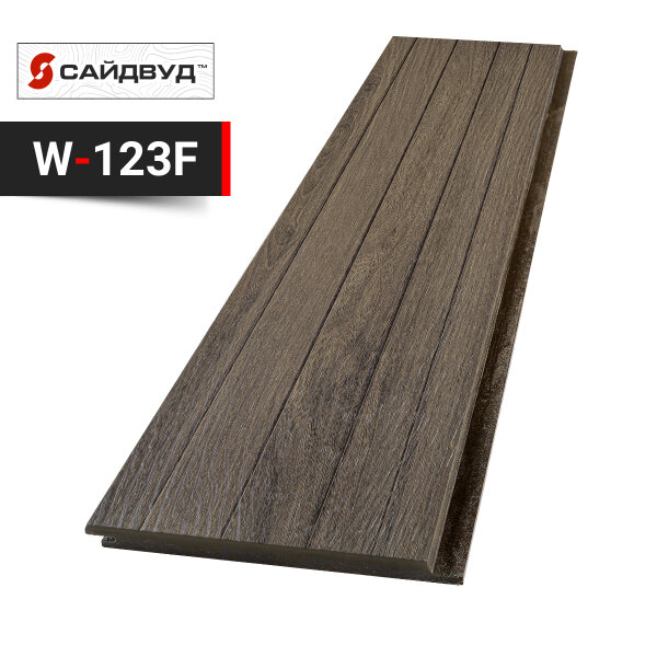 Фиброцементный сайдинг SidWood клик 200х10мм на целлюлозе W123 F (3м)