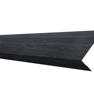 Ламель обратная 50 забора жалюзи Texas 0,45 Print Premium с пленкой Grey Wood TwinColor