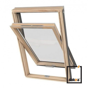 Окно мансардное DAKEA KAV B1500+RUC 78x98 (двухкамерное, ручка снизу, вентклапан+гидроизоляция)
