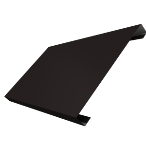 Ламель лицевая 200 забора жалюзи Texas 0,45 Drap ST с пленкой RAL 9005 черный