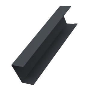 Крышка жалюзи Milan, Tokyo (для калиток, ворот) 0,45 Drap-double TX RAL 7024 мокрый асфальт (2,5м)