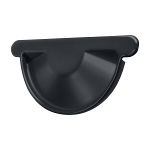 Заглушка торцевая универсальная Optima 150мм RAL 7024