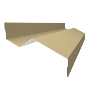 Планка примыкания внакладку 25х17х35х17 0,4 PE с пленкой RAL 1014 слоновая кость (2м)