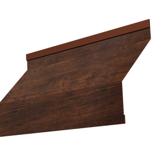 Ламель забора жалюзи Milan new 0,45 Print-Double Premium с пленкой Cherry Wood Dark F