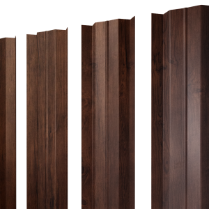 Штакетник М-образный В с прямым резом 0,4 Print Premium Cherry Wood Fresh TwinColor