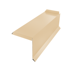 Планка торцевая сегментная 30мм Правая 0,45 Drap TX RAL 1015 светлая слоновая кость