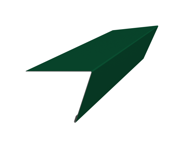Планка капельник обратный 105х80 Фартук S16 0,45 Drap RAL 6005 зеленый мох (2м)