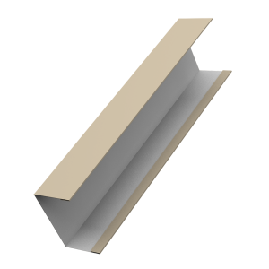 Крышка жалюзи Milan, Tokyo (для калиток, ворот) 0,45 Drap TX RAL 1015 светлая слоновая кость (2,5м)