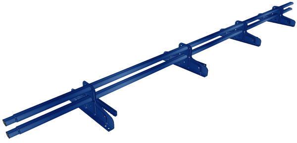 Снегозадержатель трубчатый под фальц Premium 45х25 RAL 5005 (3м)ОЦ