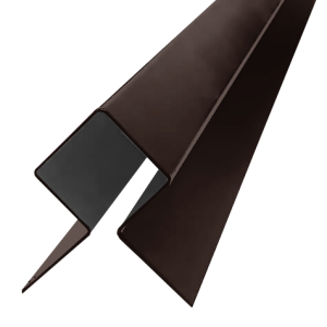 Профиль угловой внешний симметричный SidWood Zn RAL 8017 (3м)