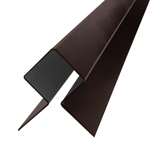 Профиль угловой внешний симметричный SidWood Zn RAL 8017 (3м)