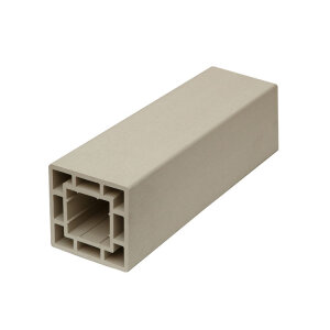 Столб заборный ДПК CM Railing 120х120х3000 мм цвет white wood (белое дерево)