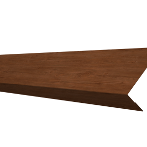 Ламель обратная 50 забора жалюзи Texas 0,45 Print Elite с пленкой Rowan TwinColor