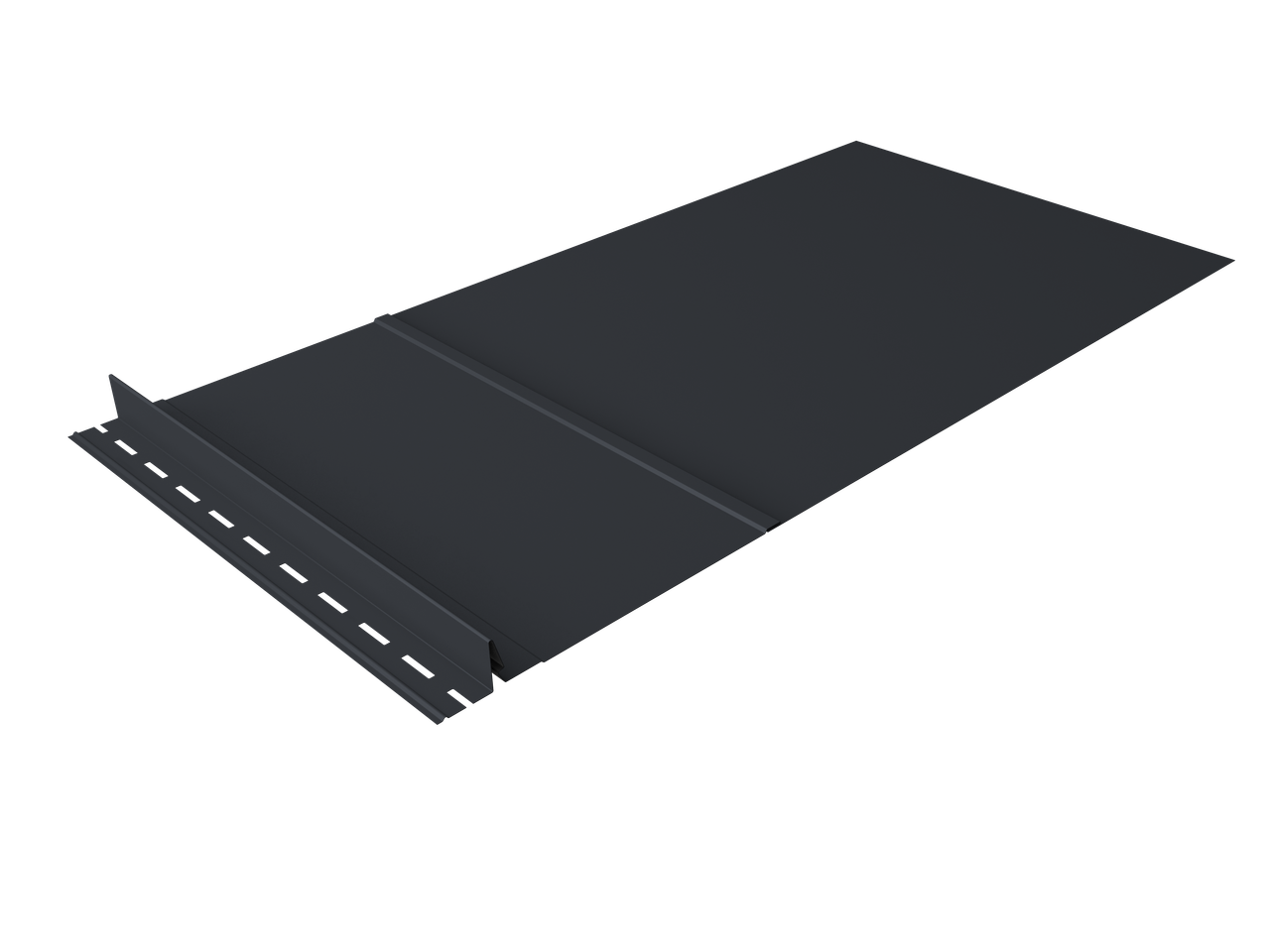 Элемент обхода Кликфальц Pro левый 0,5 PurPro RAL 7024 мокрый асфальт