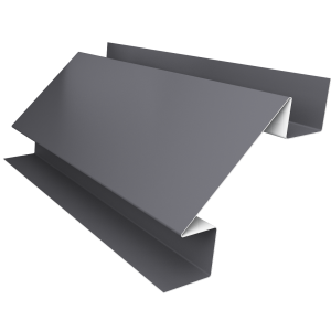 Планка угла внутреннего сложного Блок-Хаус new Grand Line 0,5 Satin с пленкой RAL 7004 сигнальный серый (3м)