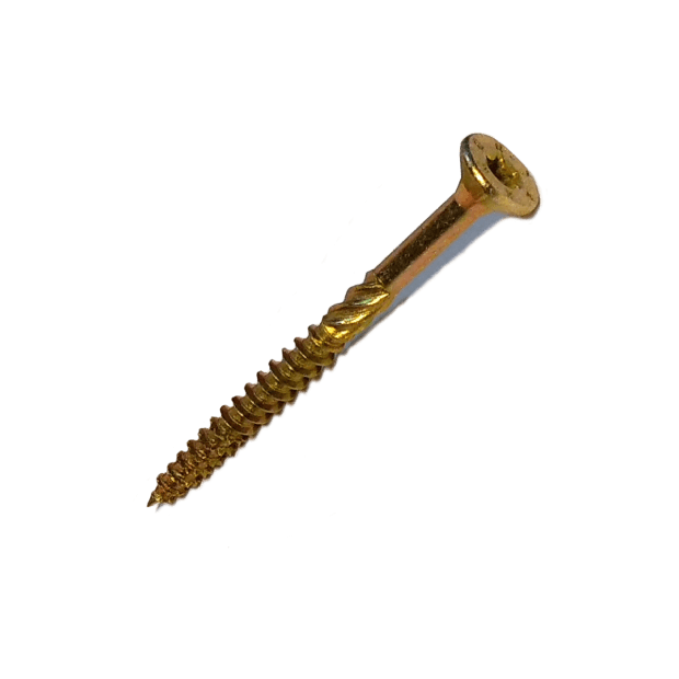 Саморез конструкционный Daxmer 4,0х50 (500шт) Torx желтый цинк