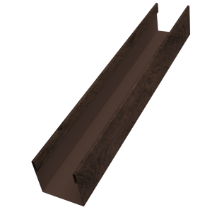 Стойка жалюзи Milan Slim 0,45 Print Elite Antique Wood TwinColor (2,5м)