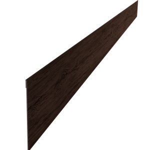 Ламель забора жалюзи Palermo стартовая/финишная для калиток и ворот 0,45 Print-Double Premium с пленкой Antique Wood