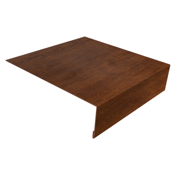 Планка околооконная простая 200х75 0,45 Print Premium Golden Wood Fresh TwinColor (2м)