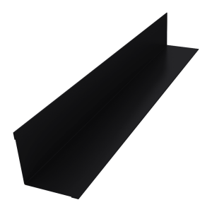Угол внутренний 30х30 0,45 Drap RAL 9005 черный (3м)