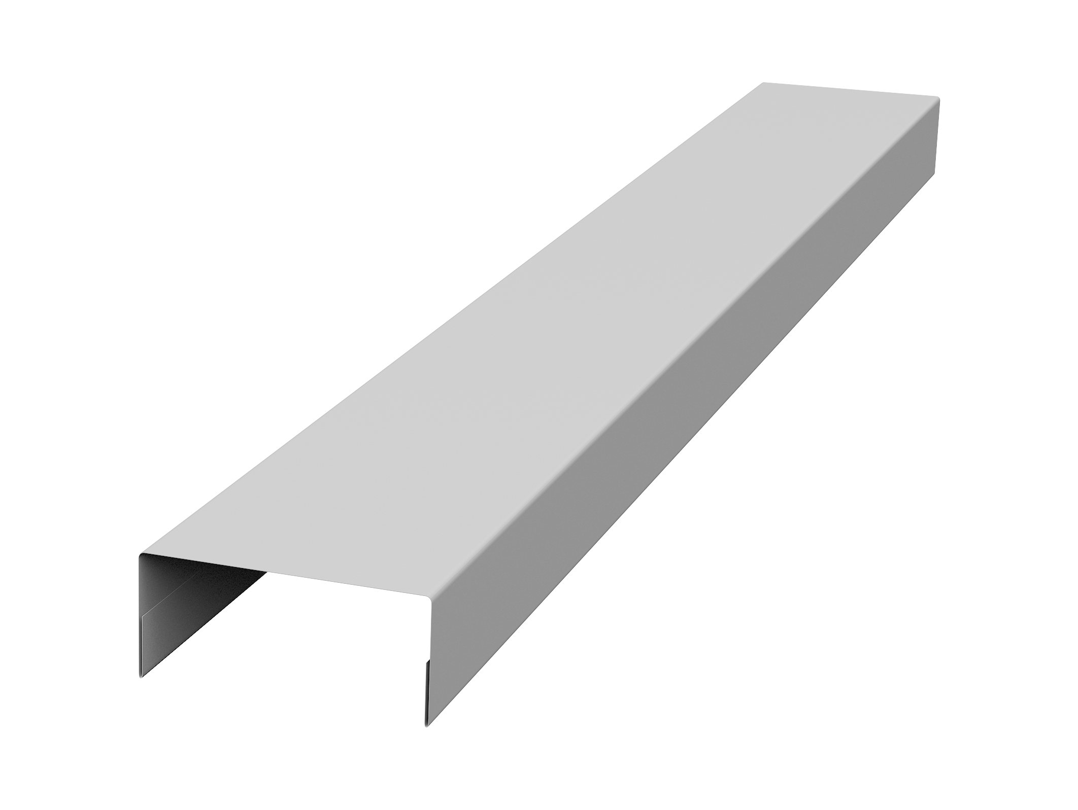 Крышка 30х15 жалюзи Texas 0,5 Satin RAL 9003 сигнальный белый (3м)