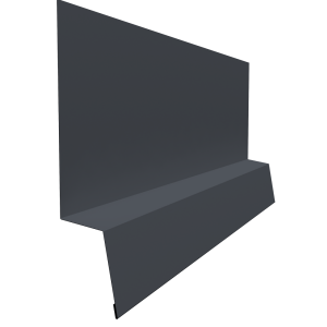 Планка начальная фальц 0,5 PurPro с пленкой RAL 7024 мокрый асфальт (2м)