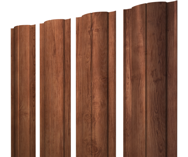 Штакетник Круглый с прямым резом 0,45 Print Premium Rowan Wood Intense FTC