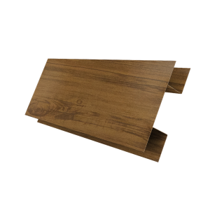 Планка H-образная Экобрус 0,45 Print Elite с пленкой Golden Wood TwinColor (3м)